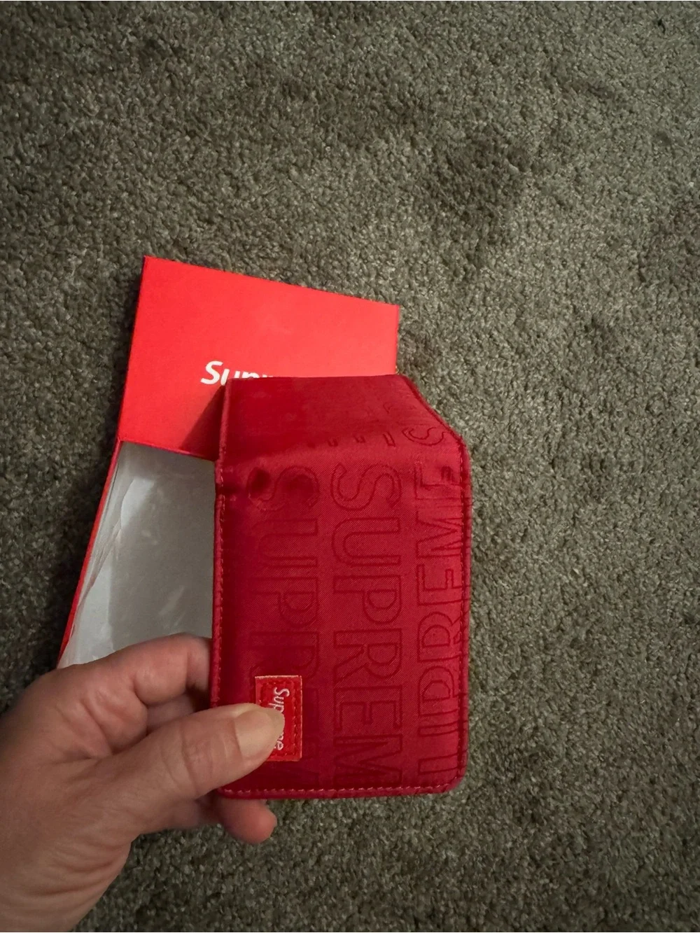 Unisex, red wallet